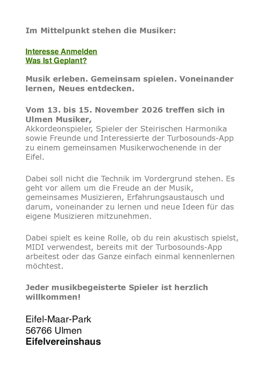 Harmonika u. Akkordeon-Wochenende vom 24.04. - 26.04.2026 in Dorfgastein.1